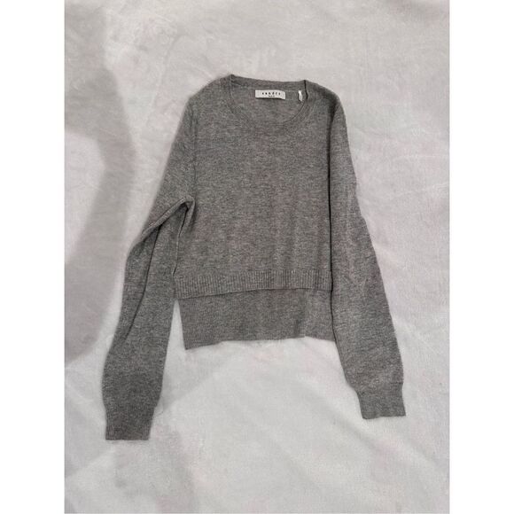 Sandro gray women’s sweater long sleeve XS - Picture 1 of 5